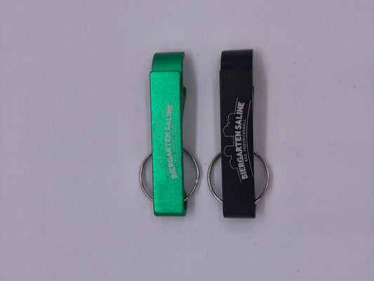 Personalized keychain with engraving – metal bottle opener