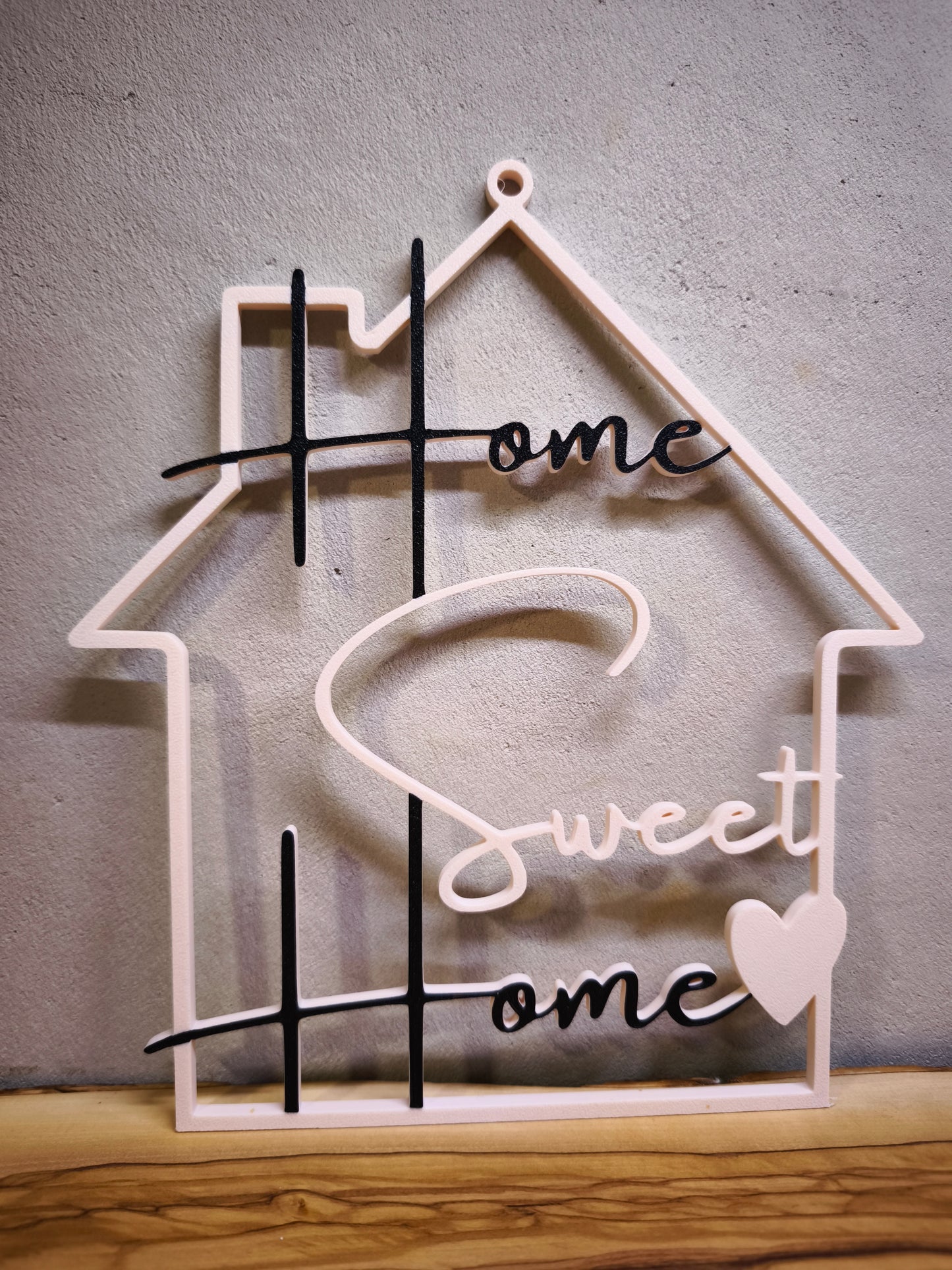 Deko-Schriftzug „Home Sweet Home“ zum Aufhängen – Stilvoll & Gemütlich