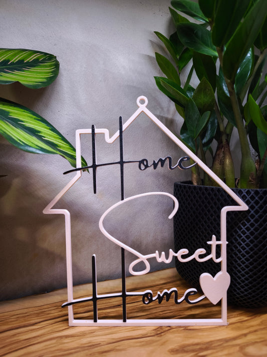Deko-Schriftzug „Home Sweet Home“ zum Aufhängen – Stilvoll & Gemütlich